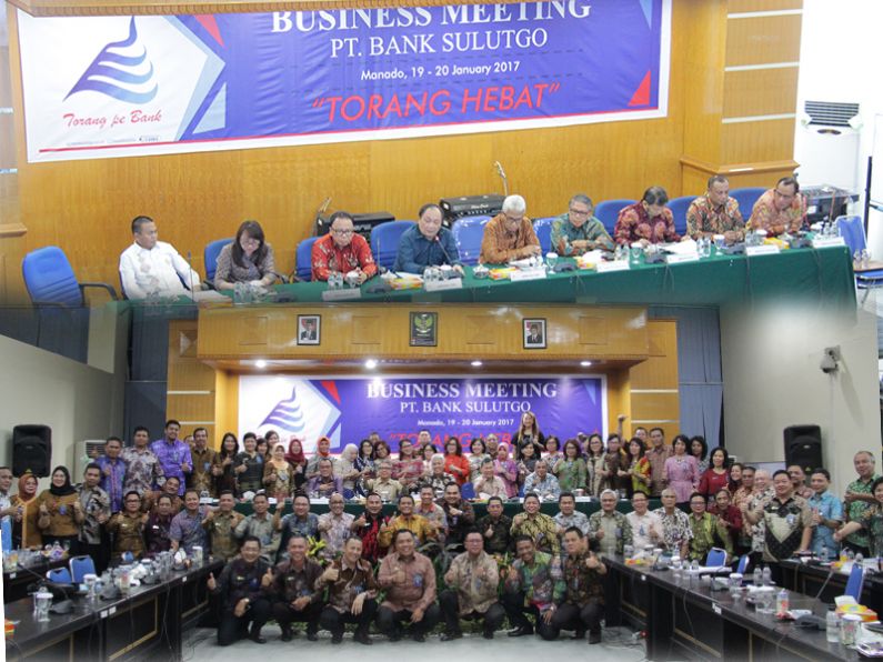 Business Meeting Bank SulutGo bertema Torang Hebat