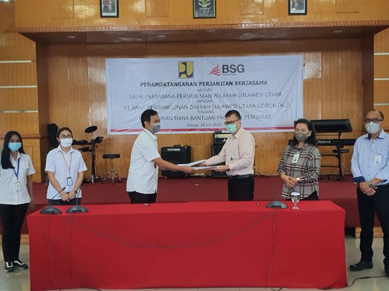Balai Prasarana Pemukiman Sulut percayakan dana Program PAMSIMAN di BSG
