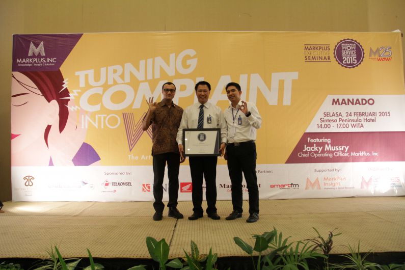 Bank Sulut raih The Best Champion of WOW Service Excellence Award