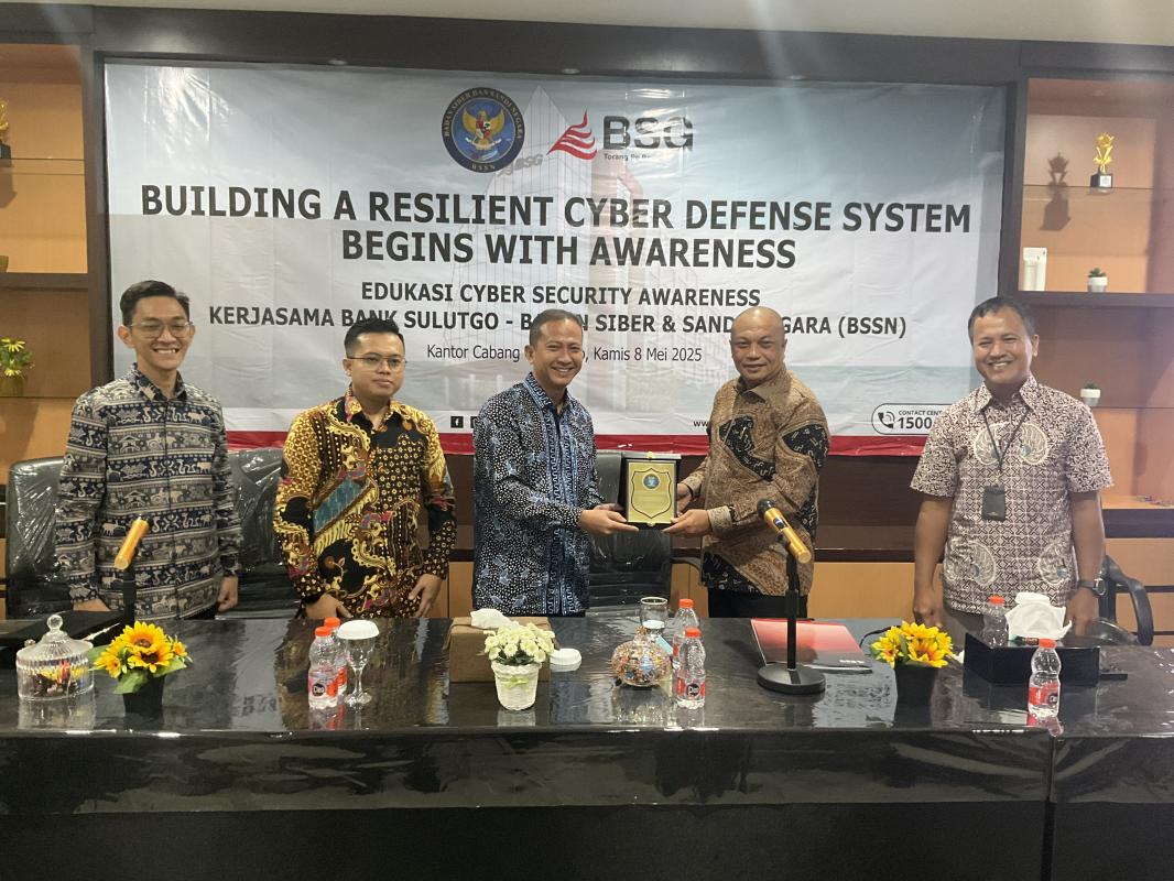 Bank SulutGo Gandeng BSSN Gelar Edukasi Cyber Security Awareness