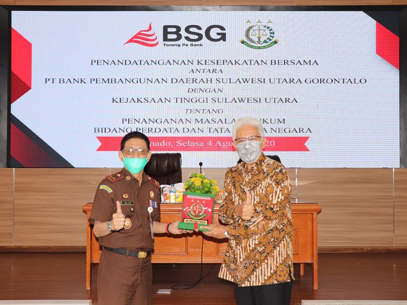 Bank SulutGo Kerja Sama dengan Kejati Sulut