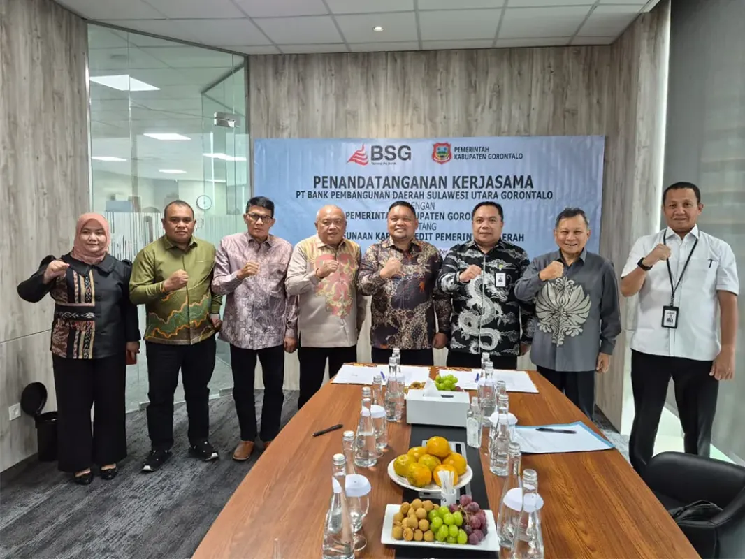 Bank SulutGo Perkuat Layanan Digital Pemerintah, Tandatangani Kerjasama Penggunaan Kredit Pemerintah Daerah dengan Kabupaten Gorontalo