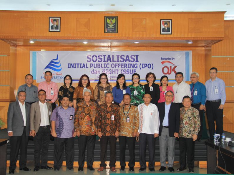 Bank SulutGo sosialisasi IPO dan Right Issue