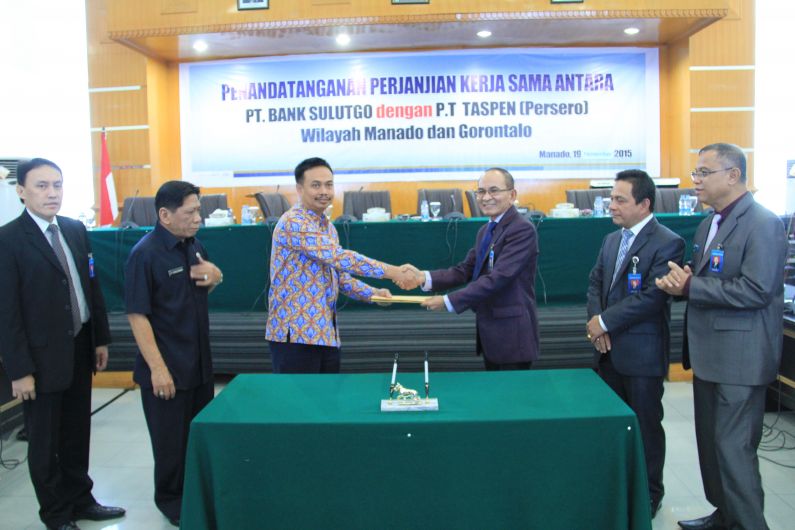 Bank SulutGo tandatangani PKS dengan PT TASPEN