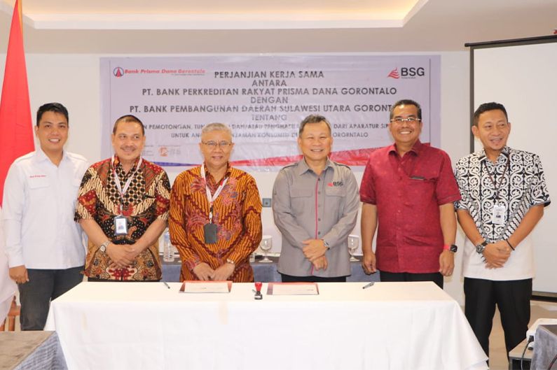 BPR Prisma Dana Gorontalo kerjasama Bantuan Pemotongan Tunjangan dan/atau Penghasilan Lainnya