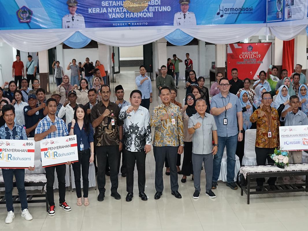 BSG BCA dan OJK Tingkatkan Literasi Keuangan Masyarakat Pesisir di Kota Bitung