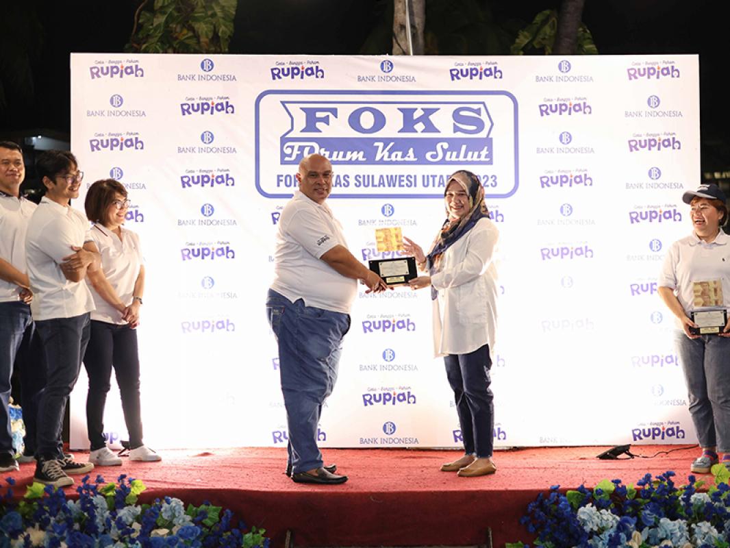 BSG Cabang Kotamobagu Raih Penghargaan Pengelolaan Kas Titipan Terbaik dari Bank Indonesia