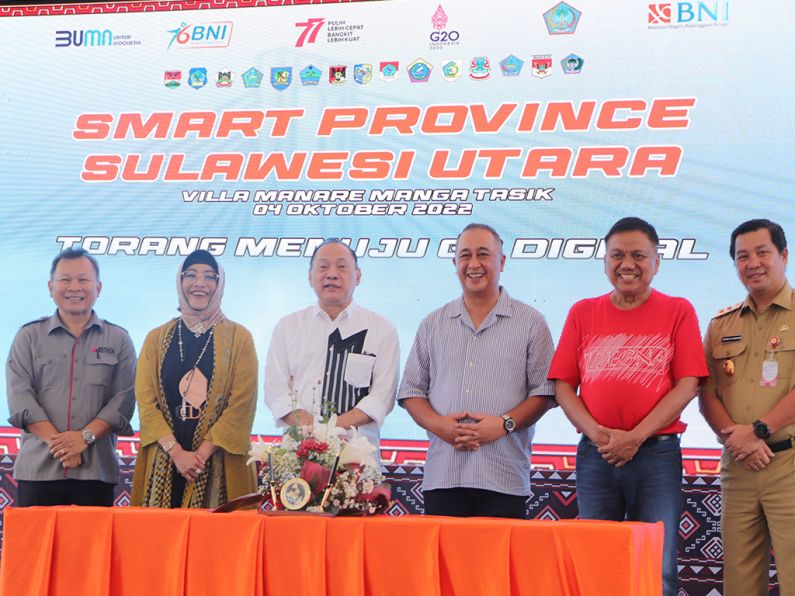 BSG dan BNI kolaborasi kembangkan Digitalisasi untuk Wujudkan Smart Province Sulut