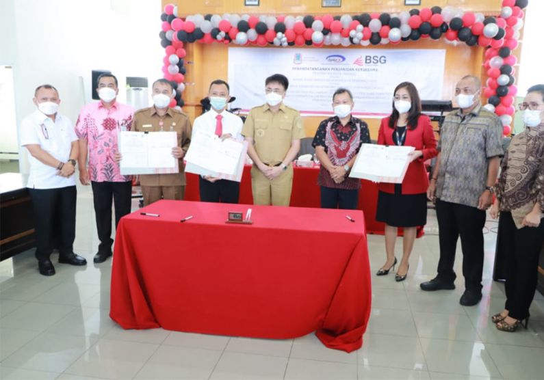 BSG dan Pemkot Manado tandatangani PKS KASDA ONLINE
