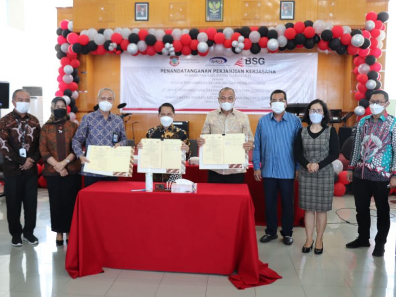 BSG, Pemkab Gorontalo dan BPKP tandatangani PKS KASDA Online