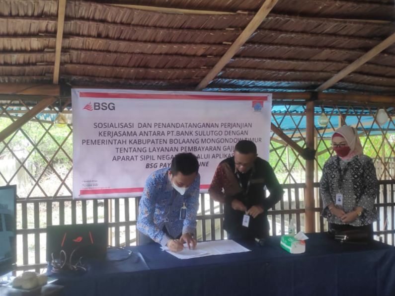 BSG Sosialisasi dan Tandatangani Kerjasama BSG Payroll Online dengan Pemkab Boltim