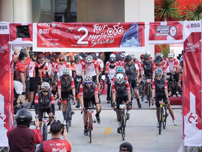  BSG Sukses Gelar Tour de North Sulawesi 2023
