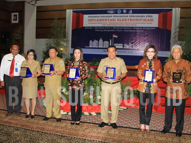 BSG tandatangani PKS Implementasi Elektronifikasi dengan Pemda di Sulawesi Utara