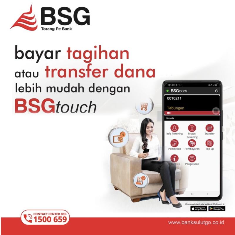 BSGtouch: Mobile Banking Bank SulutGo untuk Transaksi Mudah dan Aman #TanpaRibet