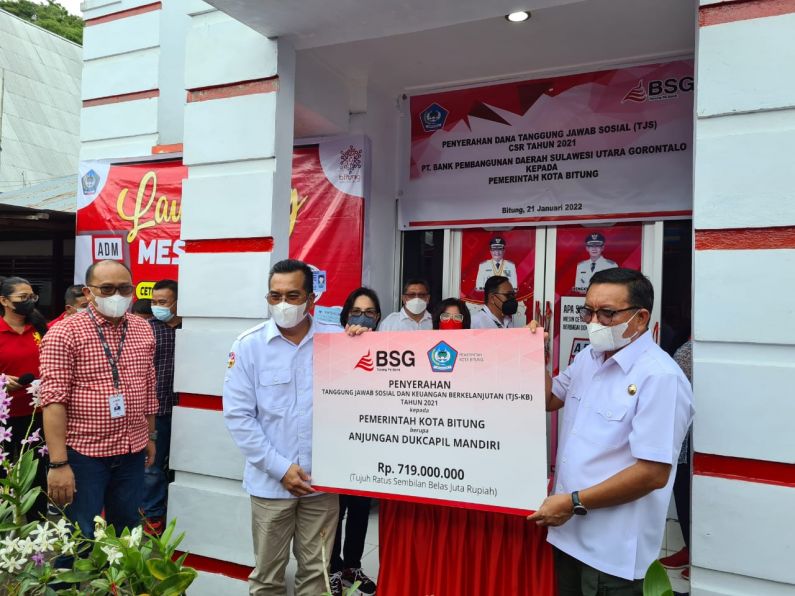 CSR BANK SULUTGO CABANG BITUNG TOPANG PROGRAM PEMKOT