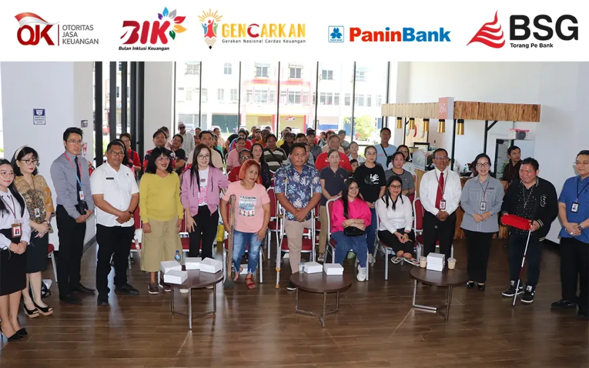 OJK Gandeng Bank Panin dan Bank SulutGo, GENCARKAN Literasi Keuangan untuk Para Disabilitas