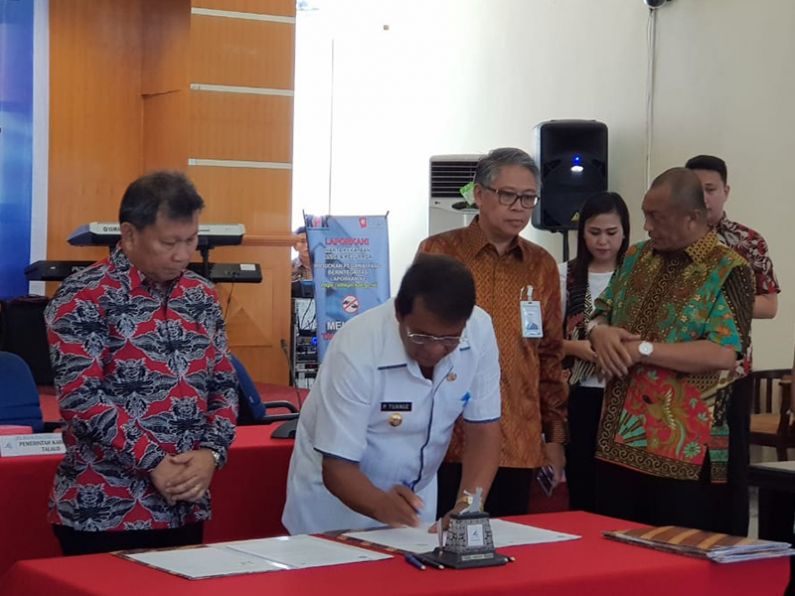 PEMKAB KEPULAUAN TALAUD JALIN KERJASAMA RKUD DENGAN BSG