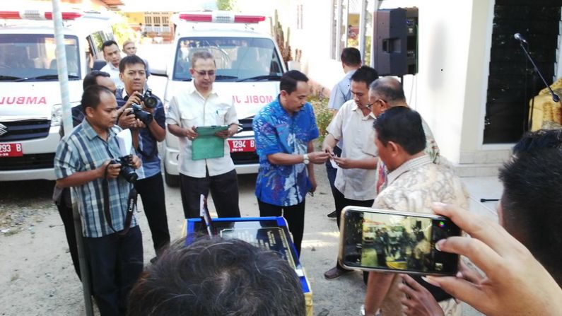 Penyerahan CSR 2015 untuk Pemkab Gorontalo