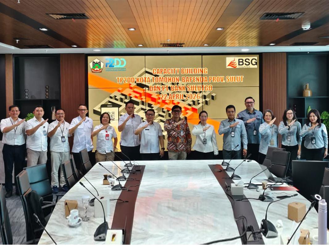 Percepat Digitalisasi Daerah dan Optimalisasi Kas Titipan, BSG Perkuat Sinergi dengan BI serta Pemkot Tomohon