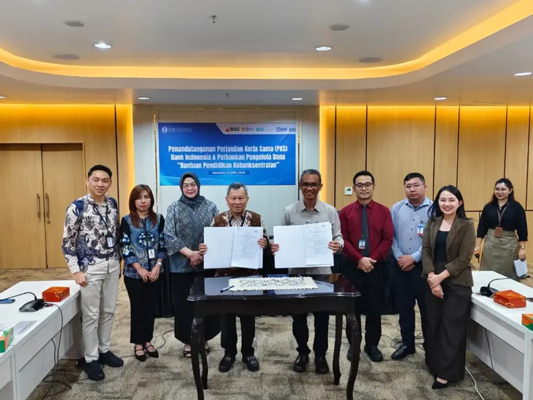 Perkuat SDM Unggul, BI Sulut Gandeng BSG dan Perbankan Luncurkan Program "Bantuan Pendidikan Kebanksentralan"