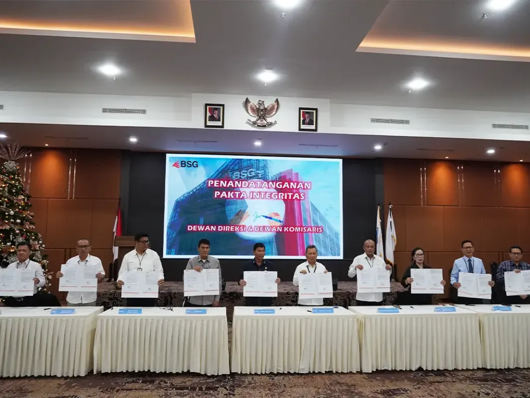 Teguhkan Komitmen Tata Kelola Bersih - BSG Gelar Sosialisasi dan Penandatanganan Pakta Integritas Anti Fraud & Anti Penyuapan 2026 
